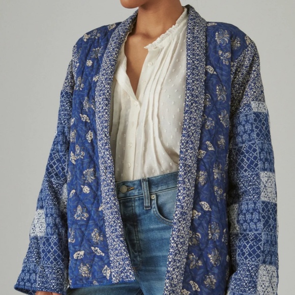 Lucky Patchwork Quilted Kimono_Women's Jacket - Picture 2 of 9